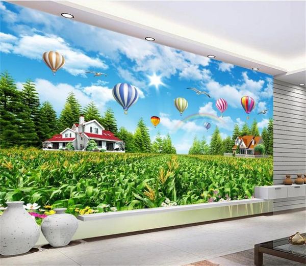 

wallpapers 3d wallpaper po custom living room mural beauty pastoral scenery painting sofa tv background for wall