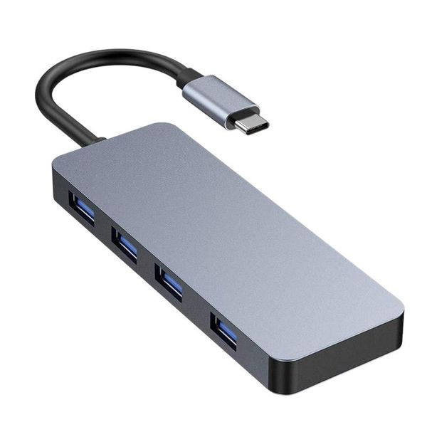

hubs type-c docking station usb-c to 4-port usb hub, splitter is suitable for all c devices, pc/tablet/mobile phone