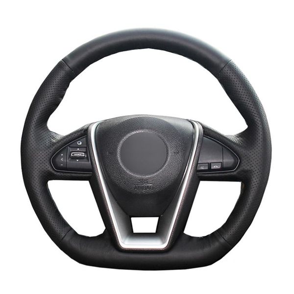 

steering wheel covers hand sew 18 styles car cover wrap cow leather suede for lannia 2021 maxima