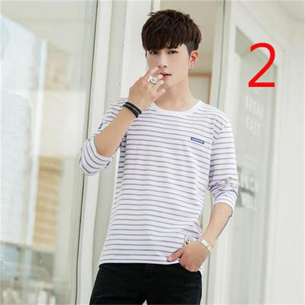 

2021 new long-sleeved t-shirt cotton trending shirt autumn clothes men's clothing nkl1, White;black