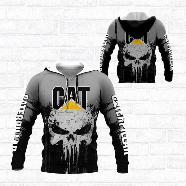 

men's hoodies & sweatshirts 2021excavator equipment worker machine fashion tracksuit casual 3d printed zip/hoodies/sweatshirts/jacket h, Black