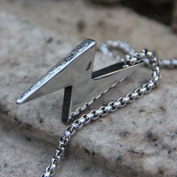

pendant necklaces original design stainless steel shape necklace for men and women fashion accessory, Silver
