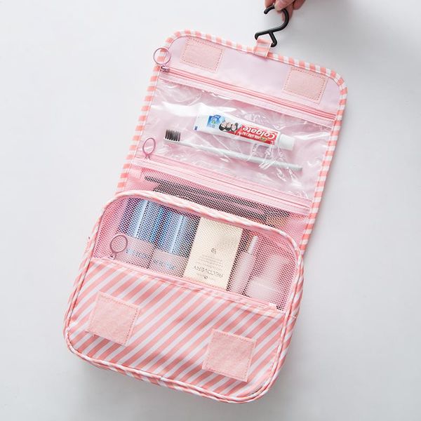 

storage bags hanging cosmetic bag women travel make up business toiletry wash bath camping overnight cases pouch accessories supplies
