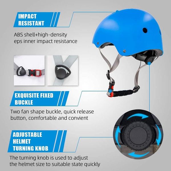 

cycling helmets adjustable kids helmet boys girls multi-sport safety skating scooter bike