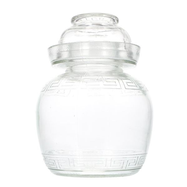 

storage bottles & jars clear glass kimchi jar pickling container cucumber airtight