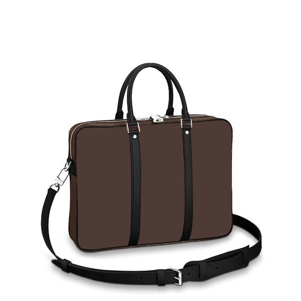 

portedocuments voyage briefcase men box messenger purse embossed cowhide designer handbag portfolio attache case tote handbag shoulderbag
