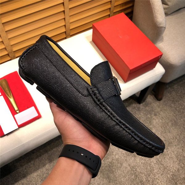 

classic moccasins designer dress shoes men genuine suede leather oxford shoes for men loafers formal wedding party shoes sapato social, Black
