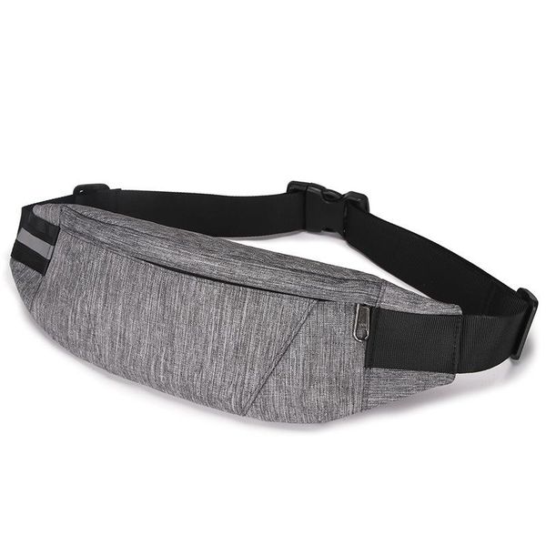 

waist bags vison&johnson fanny pack black waterproof money belt bag men purse teenager's travel wallet male case for phone