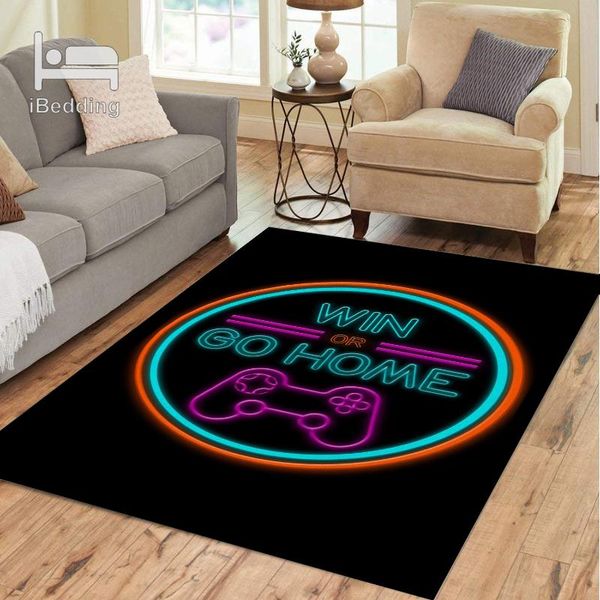 

carpets neon gamer gaming geschenk gamepad carpet rug home decor bedroom kitchen living room bathroom floor mat doormat outdoor rugs