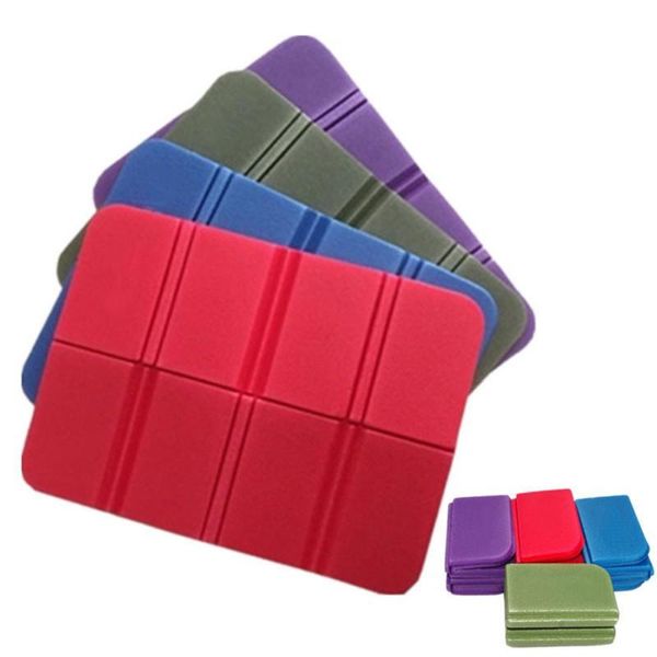 

outdoor pads 8 folding portable camping mat hiking beach pad foam seat waterproof prevent dirty picnic cushion