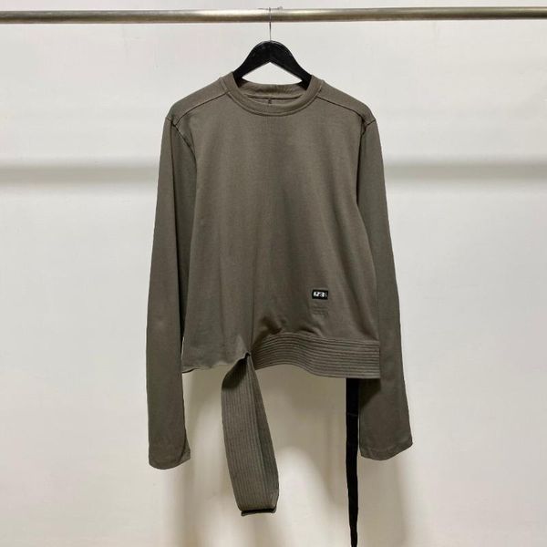 

men's hoodies & sweatshirts men belt round neck sweatshirt, Black