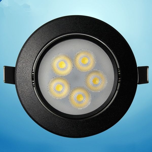 

black down led 3w5w7w ceiling spot light hole 7.5cm embedded type