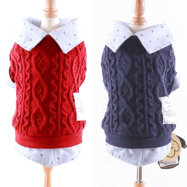 

dog autumn winter shirt sweater plush cotton padded coat small pet clothing 1211