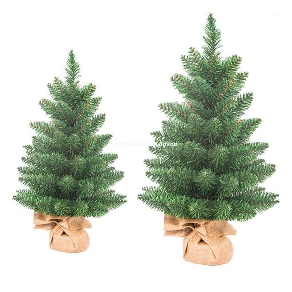 

christmas decorations green mini tree with stand base deskornament statue creative sculpture decor for home indoor dropship