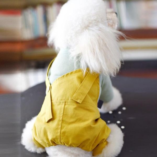 

dog apparel soft clothes non-shrink casual teddy winter jumpsuit puppy