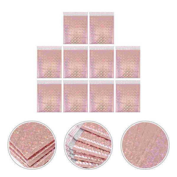 

packing bags 10pcs waterproof packaging express delivery (rose gold)