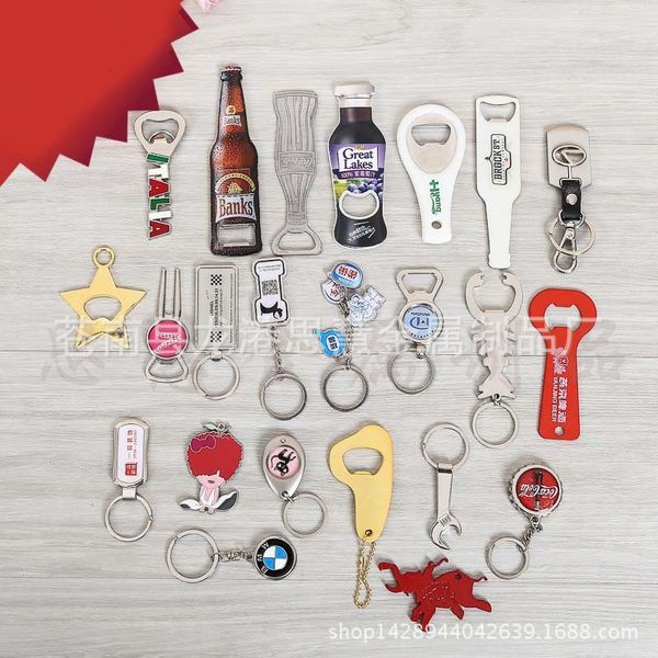 

direct creative aluminum alloy beer advertising activiti gift bottle opener