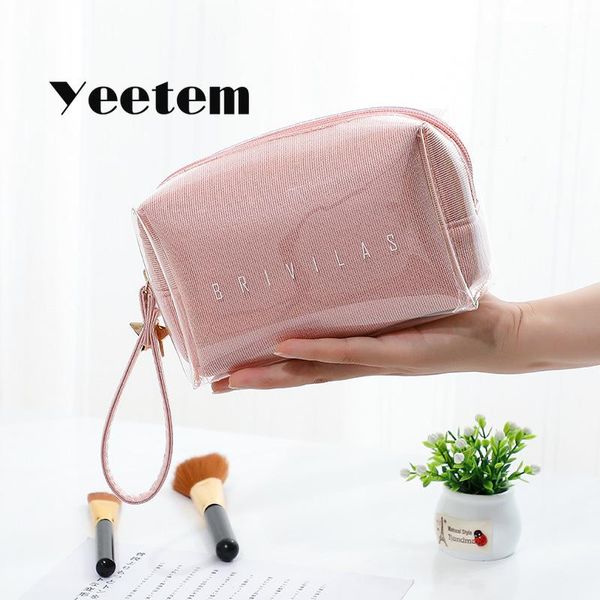 

cosmetic bags & cases jelly pvc bag portable clutch travel customized large-capacity multi-functional toiletry