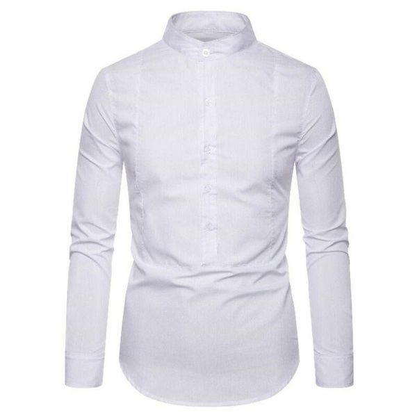 

men's casual shirts button shirt autumn 2021 men long sleeve solid color fashion male work comfy holiday style turn-down collar top, White;black