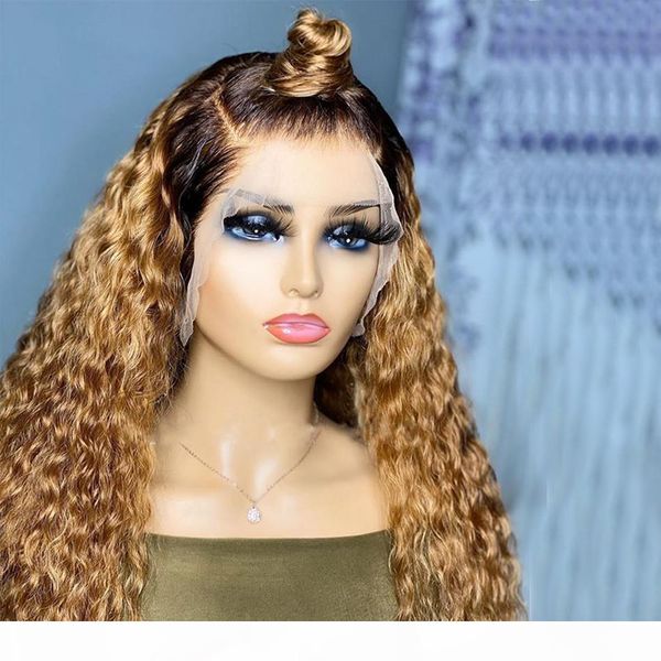 

honey blonde loose wave human hair full lace wigs for women 13x6 lace front deep curl human hair wigs preplucked hairline 360 frontal, Black