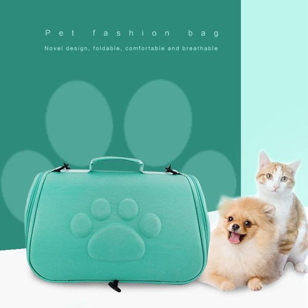 

dog car seat covers eva pet bag outdoor carrying breathable environment protection travel diagonal foldable portable puppy backpack shoulder