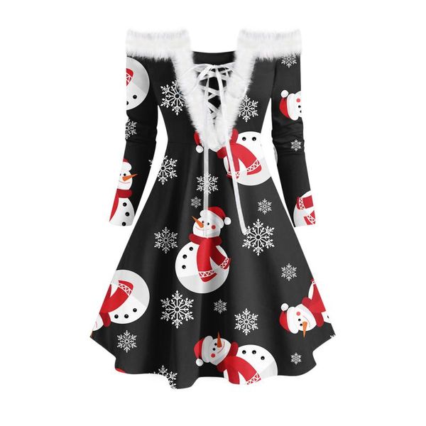 

casual dresses christmas swing dress strapless costume xmas red clothing women evening party clothes winter, Black;gray