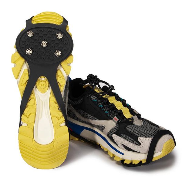 

cords, slings and webbing 5-tooth mountaineering crampons outdoor winter hiking ice fishing snow shoes cleats steel clip shoe covers
