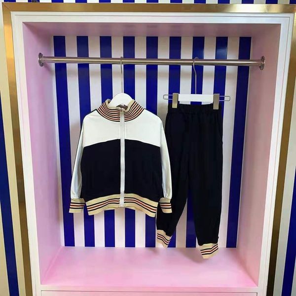 

boy clothe set winter kid clothing sets white hoodie+pants cotton material 110-160 cm kids girl fashion outfits
