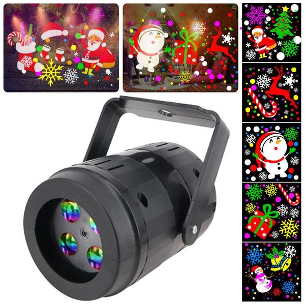 

strings led projection lamp christmas super bright pattern rotating interior decoration light background