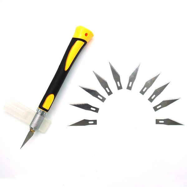 

non-sip meta scape + 11 pcs sk5 bades wood carving knives fruit food craft scupture engraving knife hand toos w-9302s