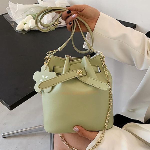 

evening bags mini pu leather crossboby for women 2021 summer shoulder messenger fashion cute bucket handbags and purses