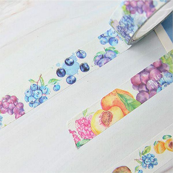 

6Pieces/Lot 1PCS Lovely Washi Tape Japanese Paper 15mm*7m Kawaii Masking Tape Adhesive Tapes Shine Stickers Decorative Stationery Tapes