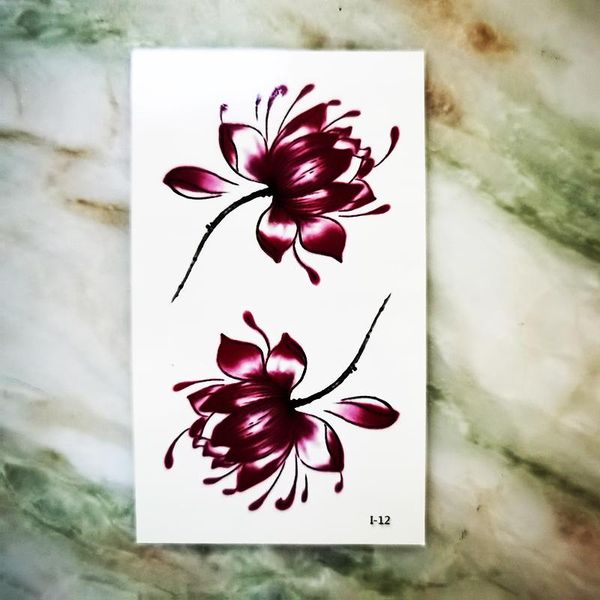 

temporary tattoos 1 sheet tattoo stickers black letters body art sticker waterproof roses full flowers cat love women