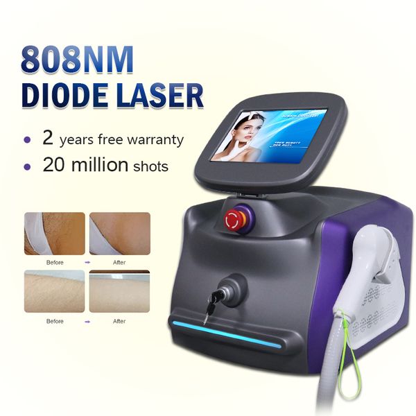 

permanent hair removal 808nm diode laser equipment three wavelength 755nm 808nm 1064nm laser beauty machine, Black