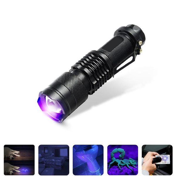 

brelong led uv 365nm 3 mode mini with zoom function mini uv black light