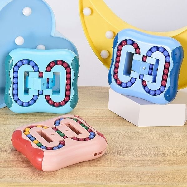 

sensory toys stress relief toys rubik's cube magic bean toys for kids decompression cube toy creative fidget control toy 3color h34vbrh