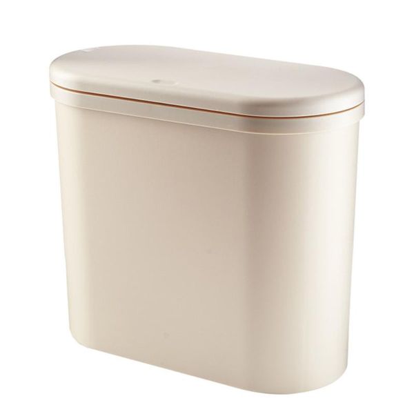 

1PC Press-type Sanitary Bucket Toilet Elastic Cover Trash Can (Random Color)