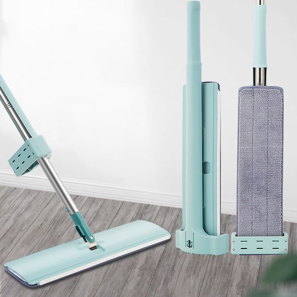 YOREDE Auto Spin Squeeze Mop Lavaggio a mano libera Lazy Mop Prodotti per la pulizia della casa e della cucina per il lavaggio del pavimento Detergente per pavimenti magici 210317