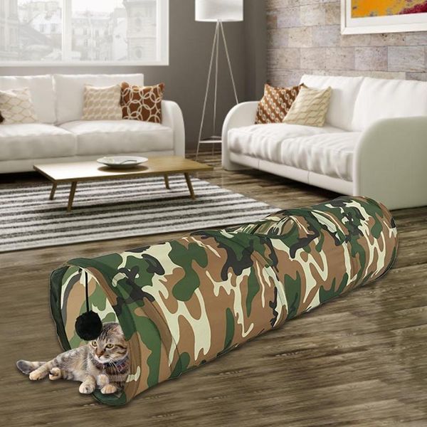 

cat toys tunnel collapsible toy pet play tube for rabbits kittens ferrets dogs #cw
