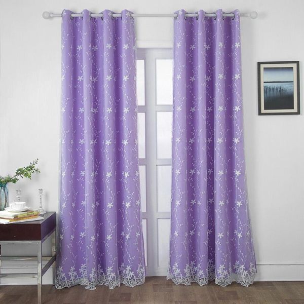

curtain & drapes yellow embroidered window voile panel bedroom tulle curtains for living room comfortable 245* 140cm