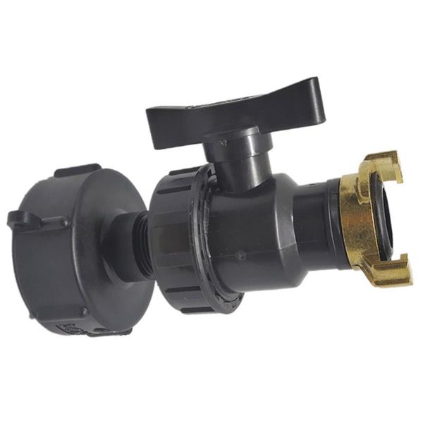 

1pc elbow barrel valve connection adapter faucet flow control pressure resistant