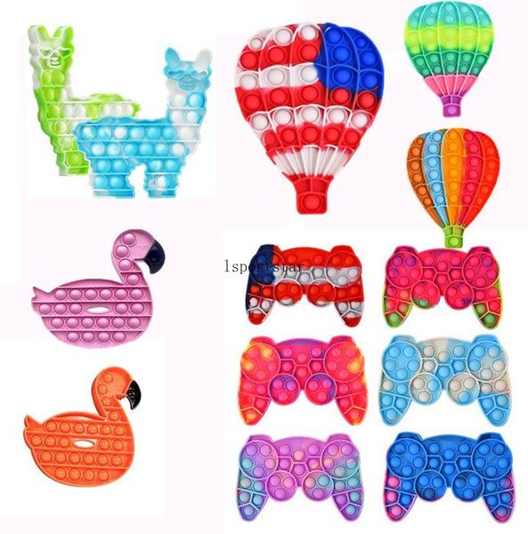 

2022 new design push it bubble fidgets silicone stress reliever bubble push sensory fidget toys for christmas gifts cx22