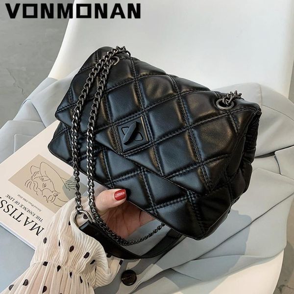 

evening bags embroidery thread small pu leather crossbody messenger bag for women 2021 luxury trending chain shoulder handbags