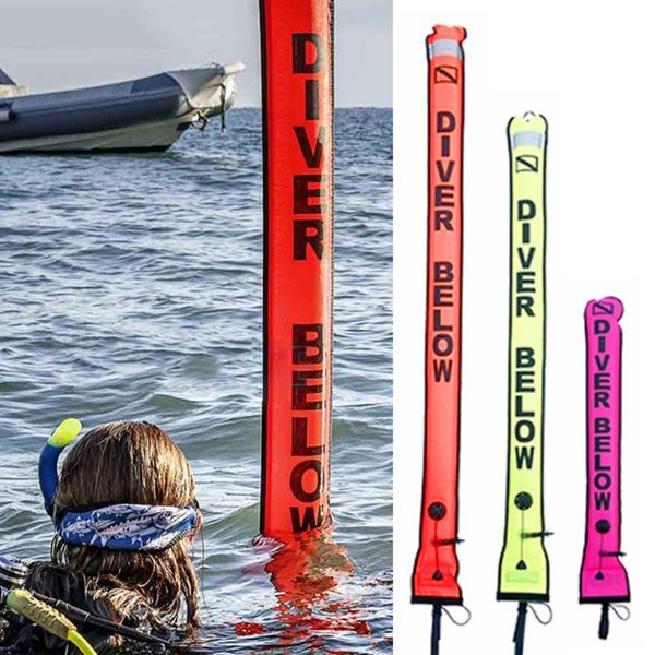 

diving masks smb 1.2m 1.5m 1.8m buoy colorful visibility safety inflatable scuba surface signal marker accessory