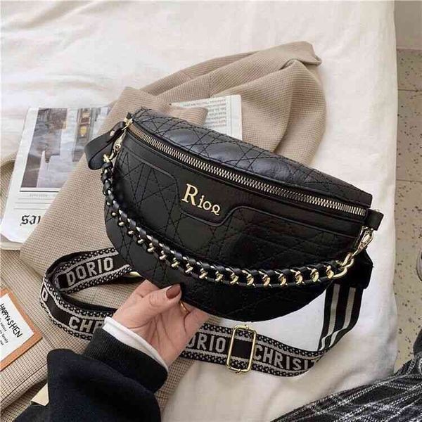 

2022 factory outlet fashion new foreign style chest versatile texture popular student one shoulder messenger bag waist bag female 2xup