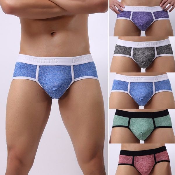 

men soft oversized slips under knickers shorts underwear comfortable quick dry cat srting homme thongs panties, Black;white