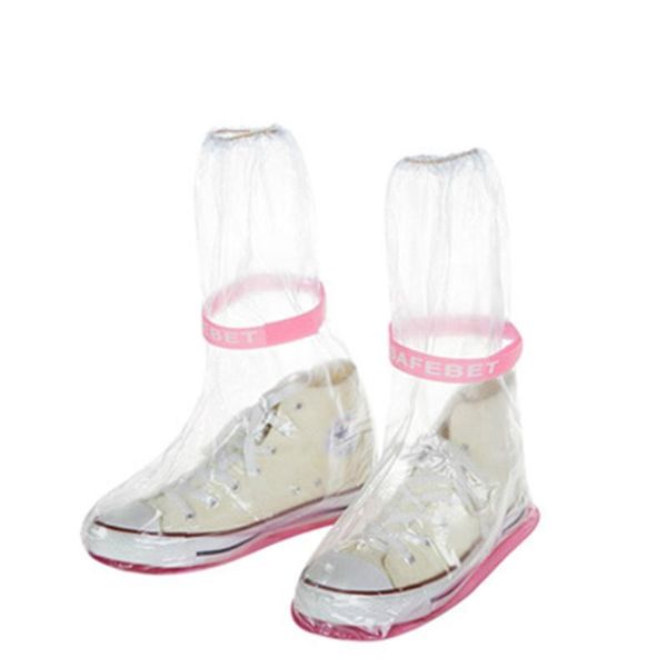 

sagace shoe covers waterproof flattie rain shoe covers with durable pvc material for travel ain and waterproof, White;pink