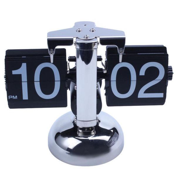 

wall clocks retro flip down clock - internal gear operated