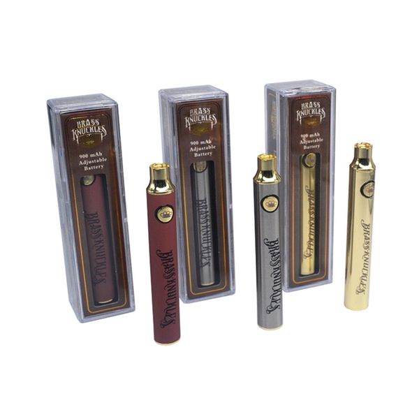 

selling vape pen batteries atomizer brass knuckles cartridge device box bk 650mah ecig style 510 thread battery packaging