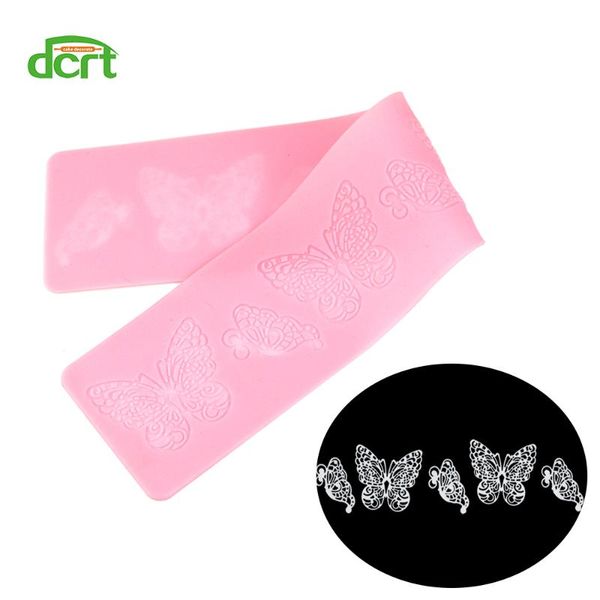 

cake tools butterflies decoration lace mat fondant mold sugar silicone pad for wedding christmas mould